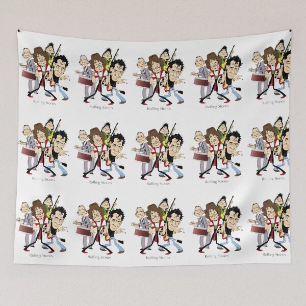 Item preview, Rolling Stones Classic Rock Caricature Art designed and sold by shopmamabite.