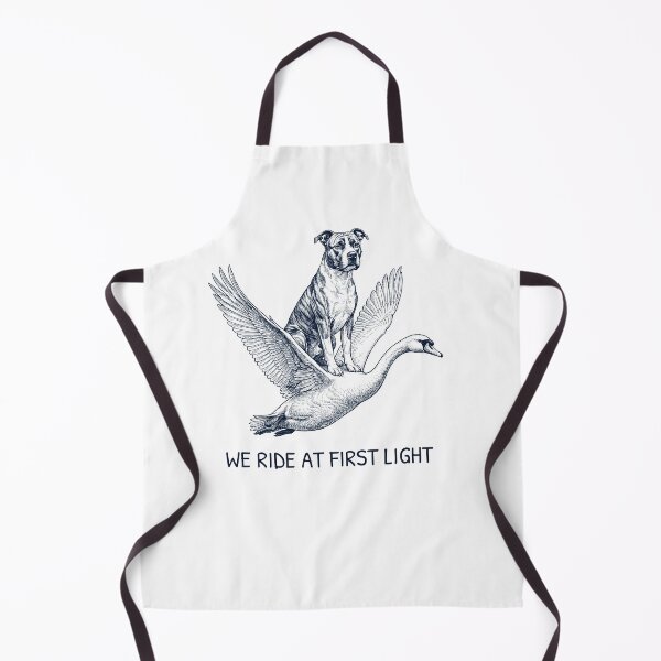 Item preview, We Ride at First Light Funny American Staffordshire Terrier Mute Swan Dog Lover designed and sold by DoodleTortle.