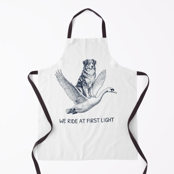 Item preview, Cabalgamos al amanecer. Divertido pastor australiano. Amante de los perros cisne mudos. designed and sold by DoodleTortle.