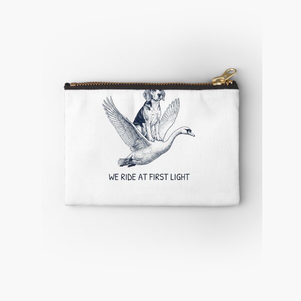 Item preview, We Ride at First Light Funny Beagle Mute Swan Dog Lover designed and sold by DoodleTortle.