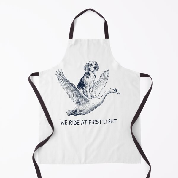 Item preview, Cabalgamos al amanecer Divertido Beagle Mudo Swan Amante de los Perros designed and sold by DoodleTortle.