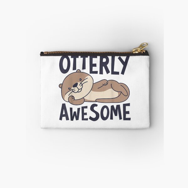 Item preview, otterly awesome funny otter sea animal retro designed and sold by 3INEKMIZAN.