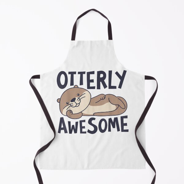 Item preview, otterly awesome funny otter sea animal retro designed and sold by 3INEKMIZAN.