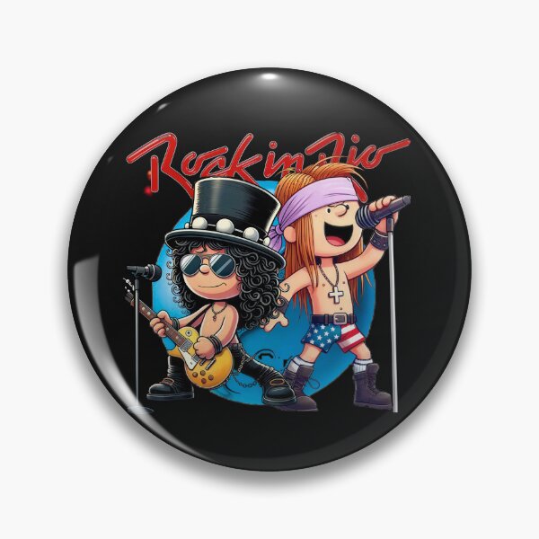 Item preview, Rock In Rio - GNR x Peanuts Classic Rock Mashup designed and sold by shopmamabite.