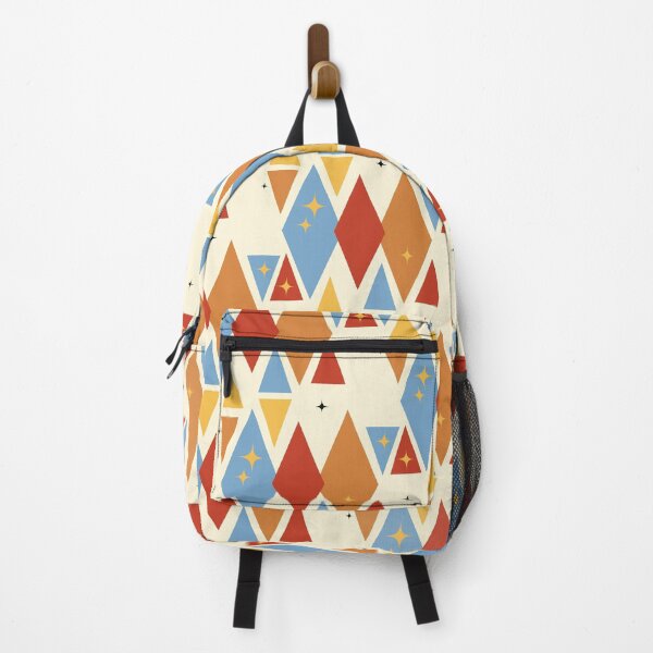 Item preview, Retro Geometric Diamond Harlequin Star Pattern designed and sold by Vileprint.