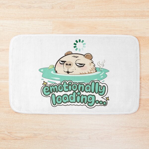 Item preview, Capybara emotionally loading designed and sold by Kanom-Tom.