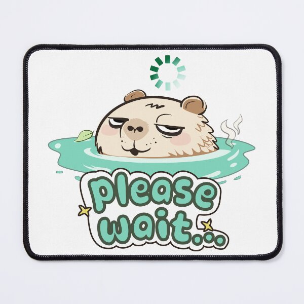 Item preview, Capybara please wait designed and sold by Kanom-Tom.