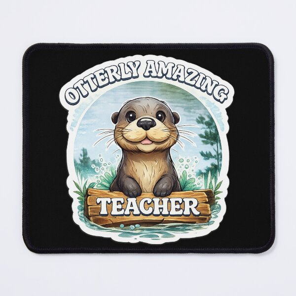 Item preview, otterly awesome funny otter sea animal retro designed and sold by 3INEKMIZAN.