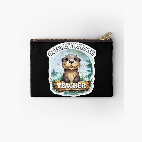 Item preview, otterly awesome funny otter sea animal retro designed and sold by 3INEKMIZAN.