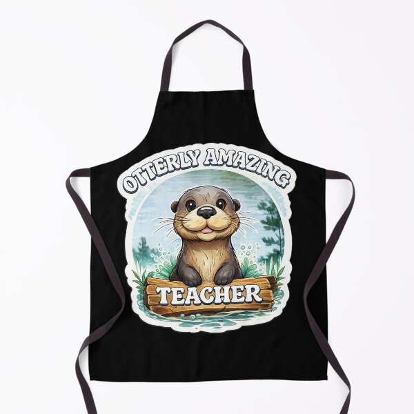 Item preview, otterly awesome funny otter sea animal retro designed and sold by 3INEKMIZAN.