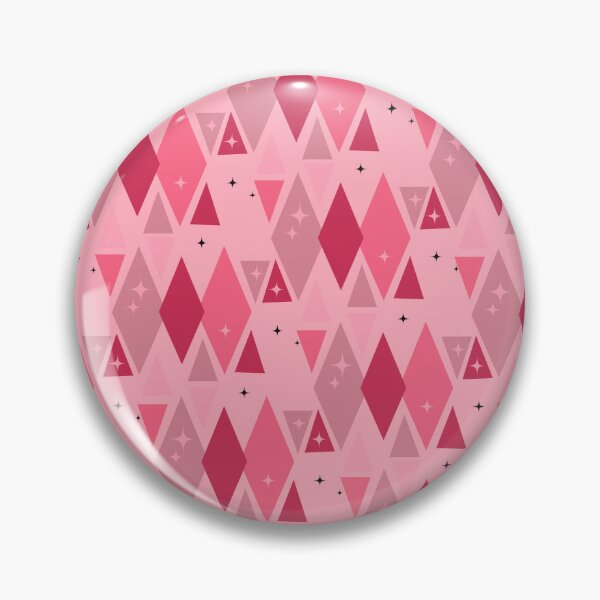 Item preview, Pink Retro Geometric Diamond Harlequin Star Pattern designed and sold by Vileprint.