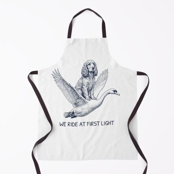 Item preview, We Ride at First Light Funny Cocker Spaniel Mute Swan Dog Lover designed and sold by DoodleTortle.