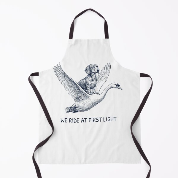 Item preview, We Ride at First Light Funny Dachshund Mute Swan Dog Lover designed and sold by DoodleTortle.