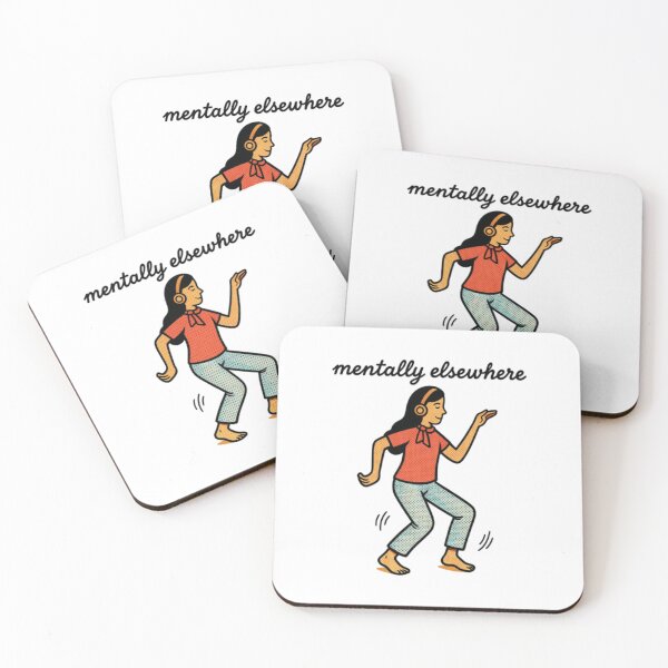 Item preview, Mentally Elsewhere Retro Girl Illustration designed and sold by HBDStudio.