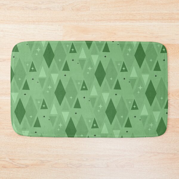 Item preview, Sage Green Retro Geometric Diamond Harlequin Star Pattern designed and sold by Vileprint.