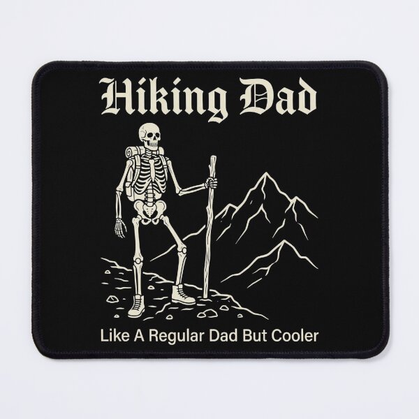 Item preview, Hiking Dad Like A Regular Dad But Cooler Skeleton Mountain – Outdoor Dad Gift designed and sold by printedartgoods.