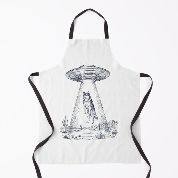 Item preview, Vintage Alaskan Malamute UFO Alien Western Dog Mom Dad Lover designed and sold by TerryConnells.