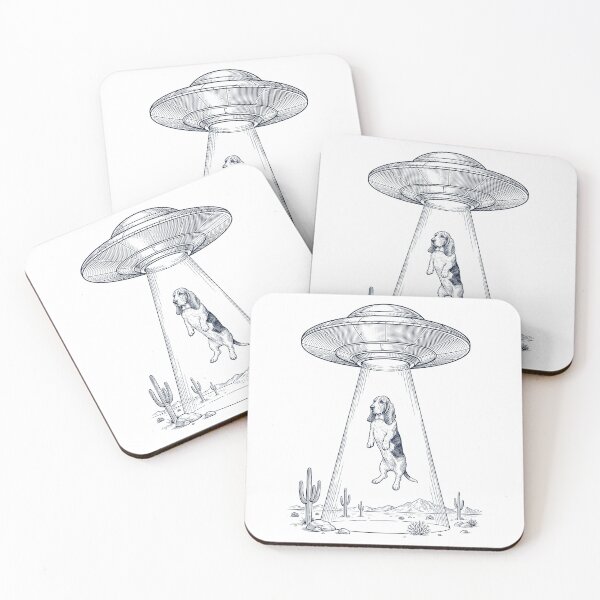 Item preview, Vintage Basset Hound UFO Alien Western Dog Mom Dad Lover designed and sold by TerryConnells.