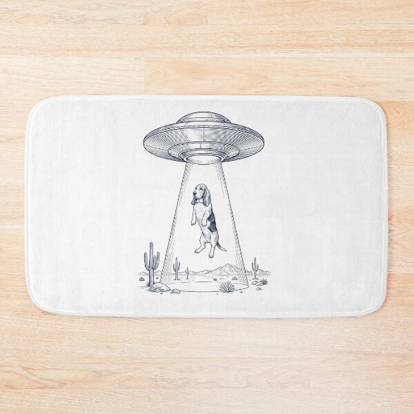 Item preview, Vintage Basset Hound UFO Alien Western Dog Mom Dad Lover designed and sold by TerryConnells.