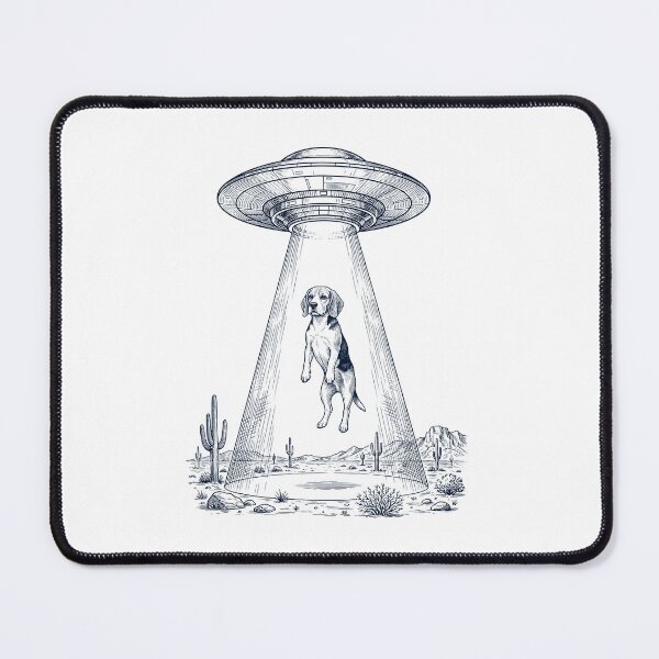 Item preview, Vintage Beagle UFO Alien Western Dog Mom Dad Lover designed and sold by TerryConnells.