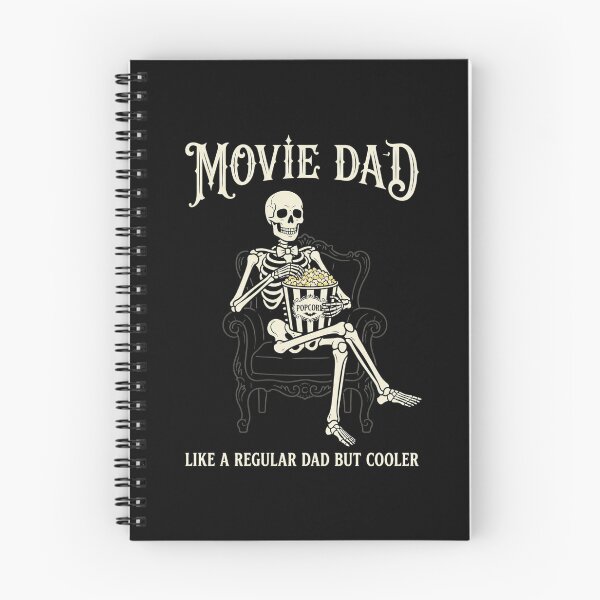 Item preview, Movie Dad Like A Regular Dad But Cooler Skeleton Popcorn – Film Lover Gift  designed and sold by printedartgoods.