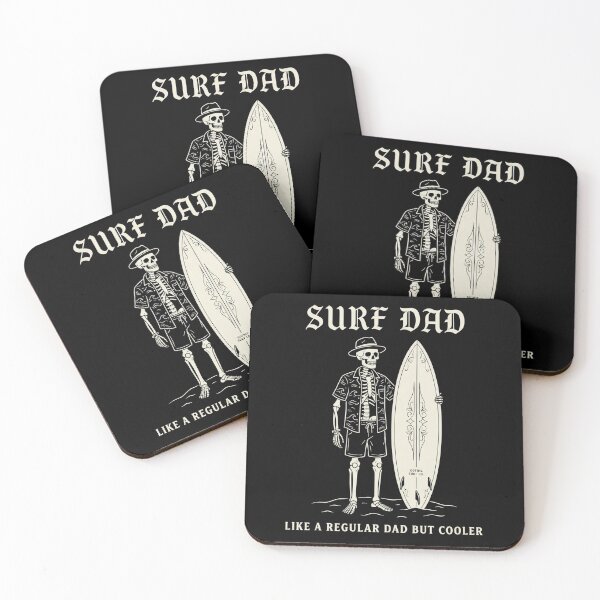 Item preview, Surf Dad Like A Regular Dad But Cooler Skeleton Surf – Beach Dad Gift designed and sold by printedartgoods.