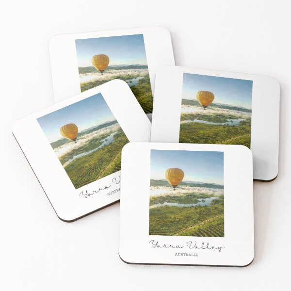 Item preview, Yarra Valley Hot Air Balloon Vineyards - Vintage Souvenir designed and sold by twentytwo ART souvenir designs.