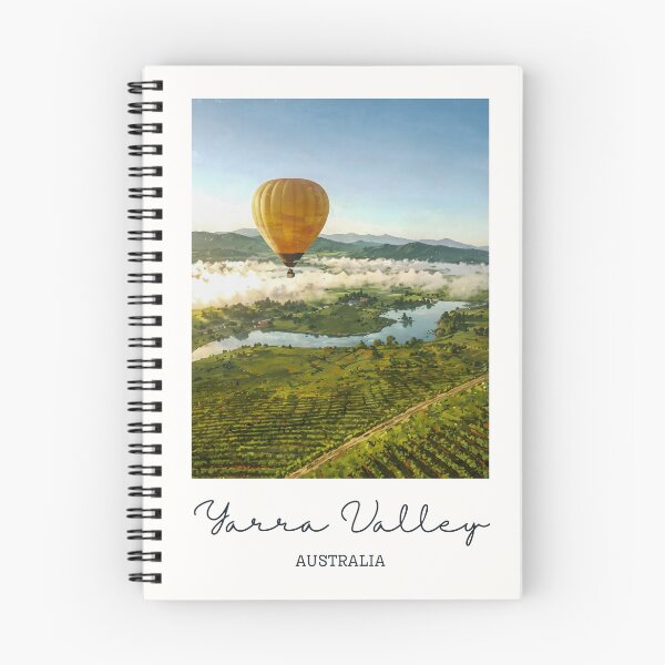 Item preview, Yarra Valley Hot Air Balloon Vineyards - Vintage Souvenir designed and sold by twentytwo ART souvenir designs.