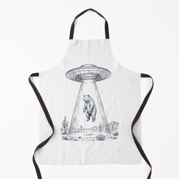 Item preview, Vintage Bear UFO Alien Western Animal Lover designed and sold by TerryConnells.