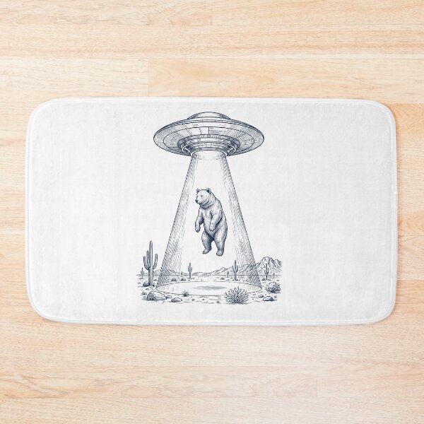 Item preview, Vintage Bear UFO Alien Western Animal Lover designed and sold by TerryConnells.
