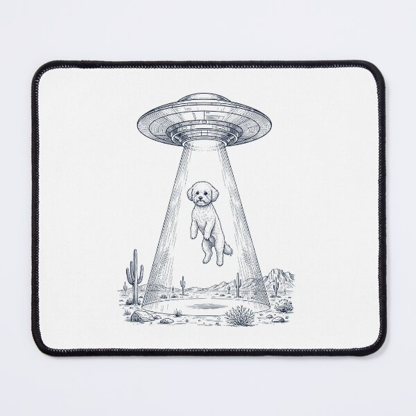 Item preview, Vintage Bichon Frise UFO Alien Western Dog Mom Dad Lover designed and sold by TerryConnells.