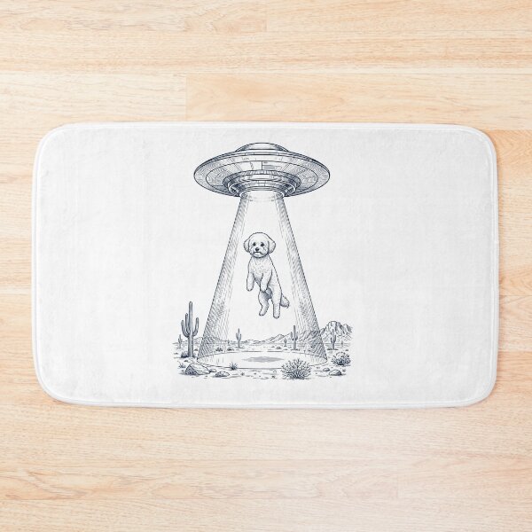 Item preview, Vintage Bichon Frise UFO Alien Western Dog Mom Dad Lover designed and sold by TerryConnells.