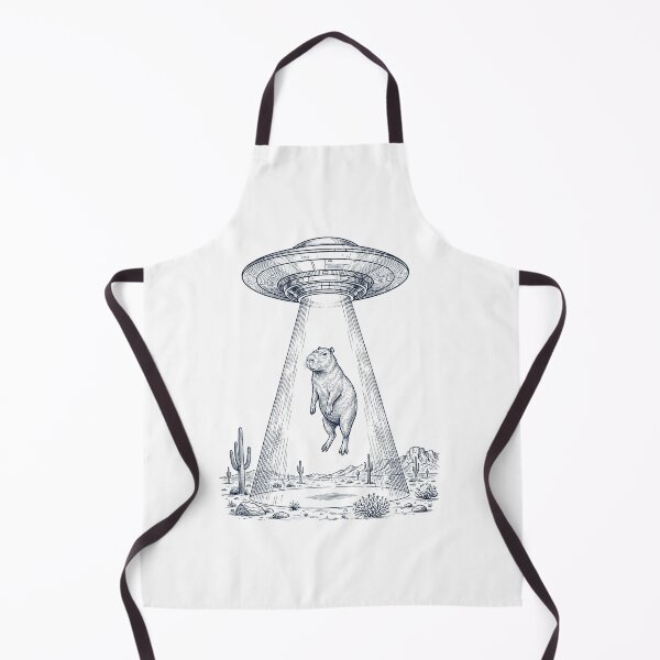 Item preview, Vintage Capybara UFO Alien Western Animal Lover designed and sold by TerryConnells.