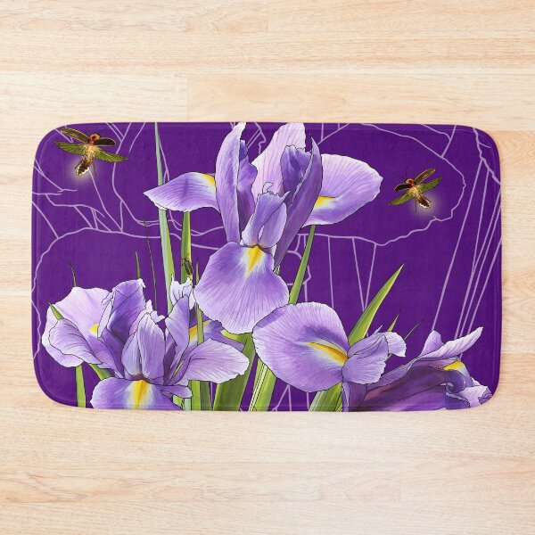 Item preview, Tennessee State Flower + Insects: Iris + Firefly designed and sold by Nikki Designs.