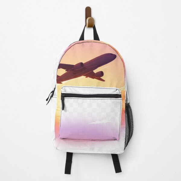 Item preview, Sunset Flight Dreamscape – Aesthetic Airplane Sky Sticker. designed and sold by ZenGrowth4.