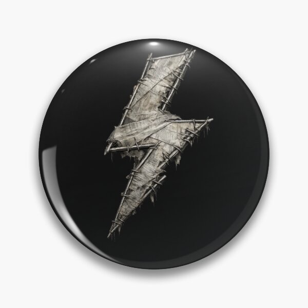 Item preview, Rag-Stitched Lightning Bolt Symbol designed and sold by jgvisualarts.