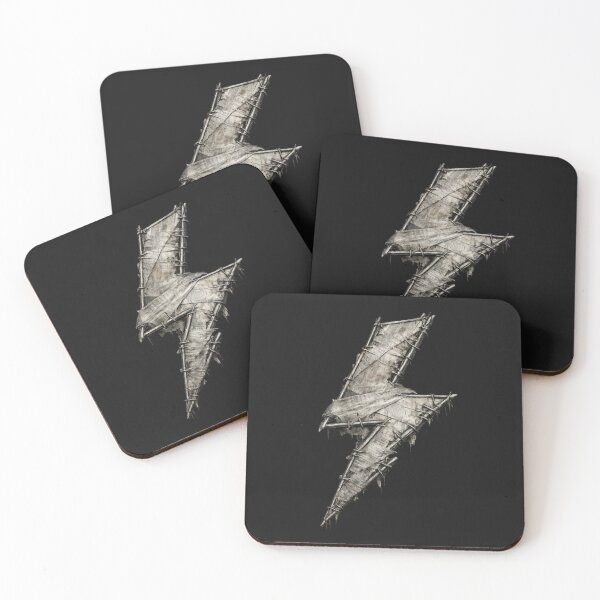 Item preview, Rag-Stitched Lightning Bolt Symbol designed and sold by jgvisualarts.
