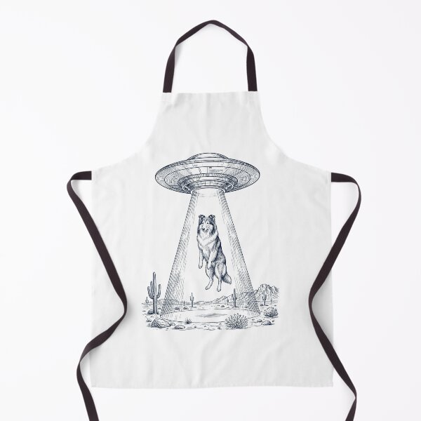 Item preview, Vintage Collie UFO Alien Western Dog Mom Dad Lover designed and sold by TerryConnells.