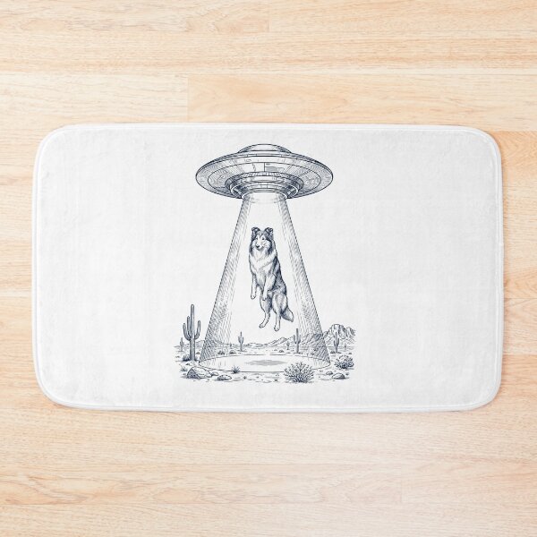 Item preview, Vintage Collie UFO Alien Western Dog Mom Dad Lover designed and sold by TerryConnells.