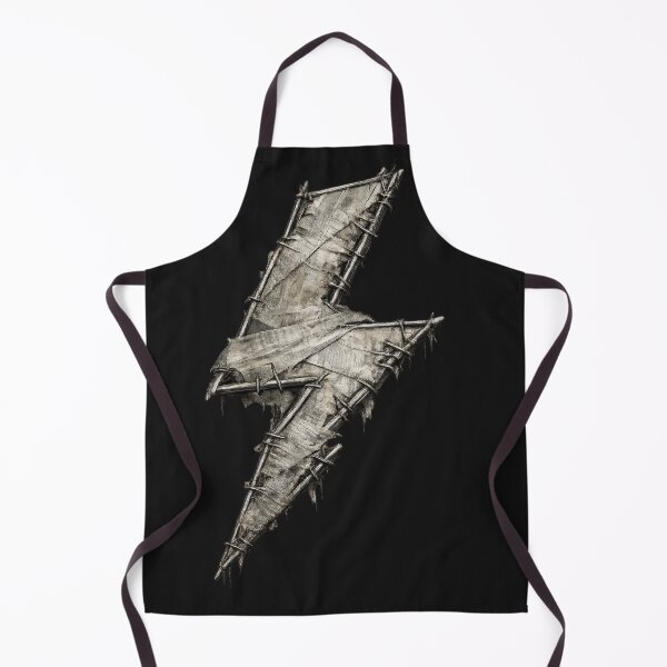 Item preview, Rag-Stitched Lightning Bolt Symbol designed and sold by jgvisualarts.