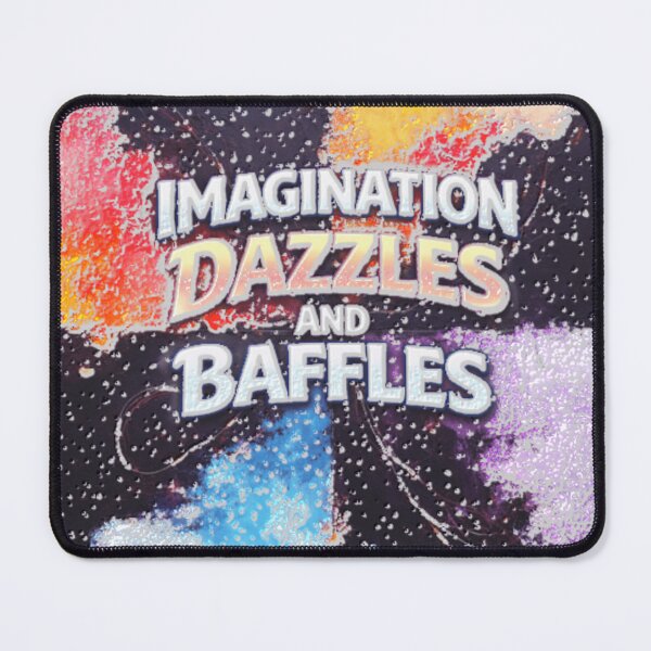 Item preview, imagination dazzles 1 bubbly alpha colorful typographic abstract designed and sold by SmashingDeals.