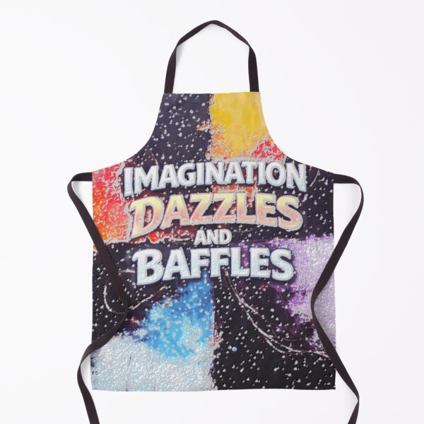Item preview, imagination dazzles 1 bubbly alpha colorful typographic abstract designed and sold by SmashingDeals.