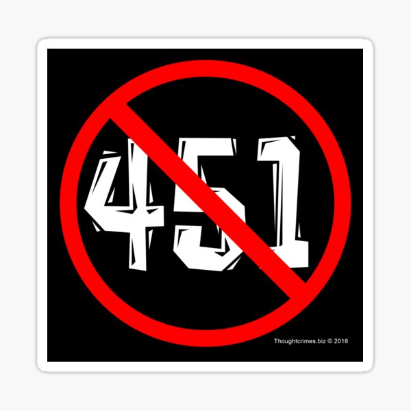 NO 451! Sticker