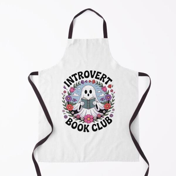 Item preview, Introvert Book Club Ghost Reading Cottage Core designed and sold by Peter Stawicki.