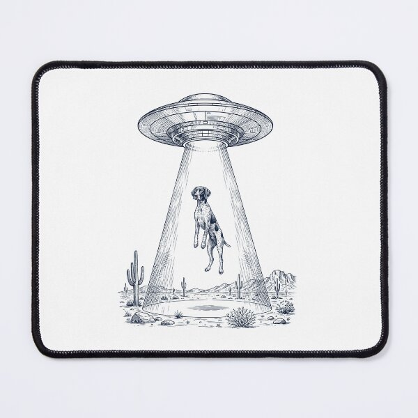 Item preview, Vintage German Shorthaired Pointer UFO Alien Western Dog Mom Dad Lover designed and sold by TerryConnells.