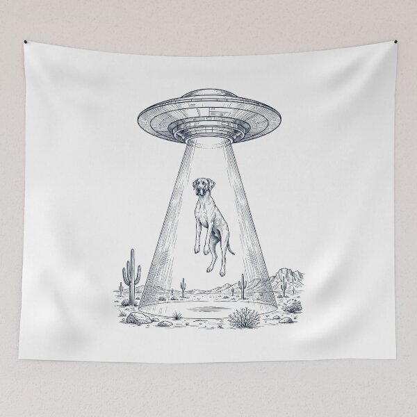 Item preview, Vintage Great Dane UFO Alien Western Dog Mom Dad Lover designed and sold by TerryConnells.