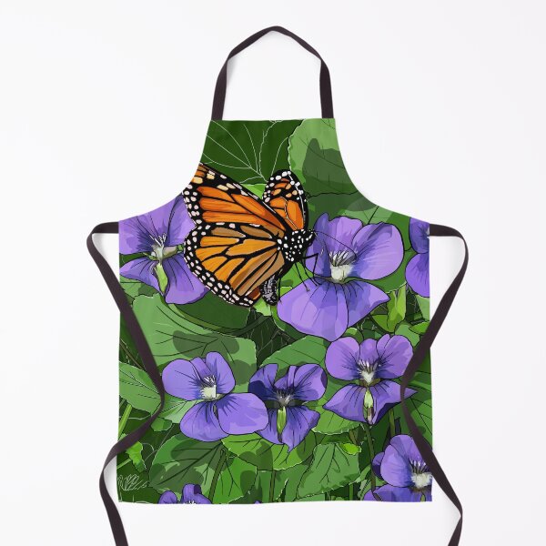 Item preview, Illinois State Flowers + Insects: Violets + Monarch Butterfly designed and sold by Nikki Designs.