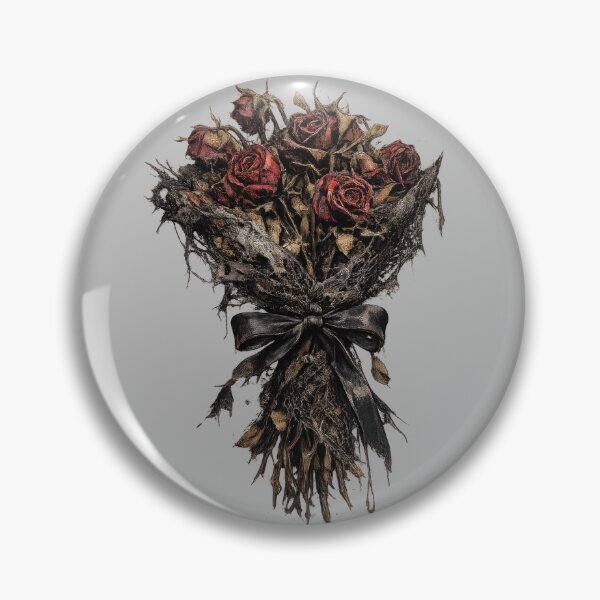 Item preview, Tattered Bouquet of Dried Red Roses designed and sold by jgvisualarts.
