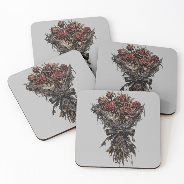 Item preview, Tattered Bouquet of Dried Red Roses designed and sold by jgvisualarts.