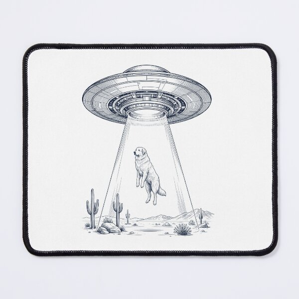 Item preview, Vintage Great Pyrenees UFO Alien Western Dog Mom Dad Lover designed and sold by TerryConnells.